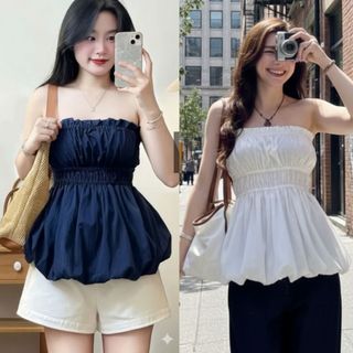 Áo cúp ngực đen đỏ đô xanh than xanh nhạt vàng pastel trắng chất gió mỏng nhẹ VANISA CT483