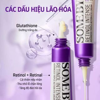 Kem dưỡng mắt Retinol 0.1% Giảm Nếp Nhăn, Quầng Thâm Some By Mi Retinol Intense Advanced Triple Action Eye Cream 30ml