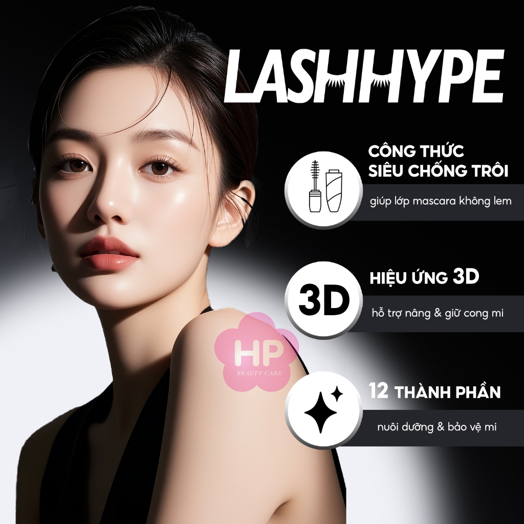 Mascara Bản Cải Tiến Giúp Chuốt Cong Và Dài Rậm Mi Kissme Heroine Make Lash Hype (8g)