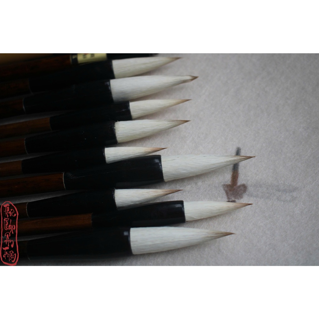 Bút Lông Thư Pháp Tụ Long Đường - Chính Hãng Lang Hào và Dương Hào
