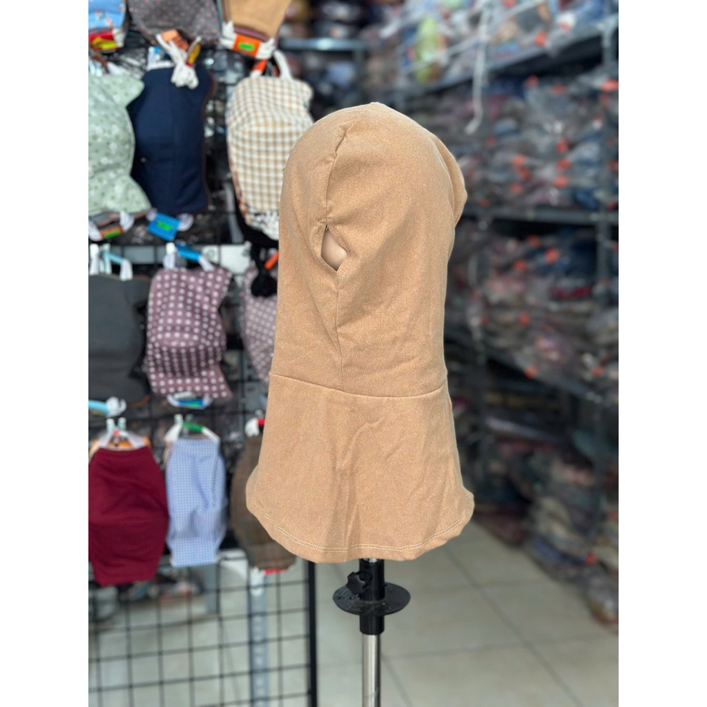 Mũ Trùm Đầu Chống Nắng Chống Lạnh Kèm Khẩu Trang Dây Rút, Che Kín Mặt Cổ, Vải Mềm Mịn Giữ Ấm Tốt