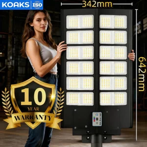 【Siêu lớn siêu sáng】đèn năng lượng mặt trời sân vườn siêu sáng led Đèn năng lượng mặt trời ngoài trời Chống nước IP67