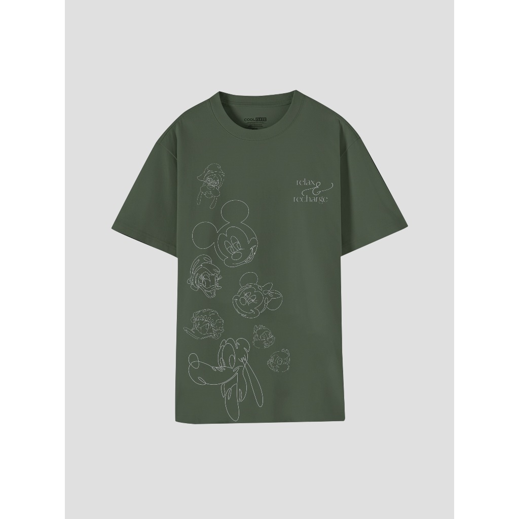 [MUA 4 GIẢM 20%][BST MIRL]Áo thun nam nữ 100% Cotton Relaxed Fit IN Floating Mickey & Friends - Áo đôi Coolmate