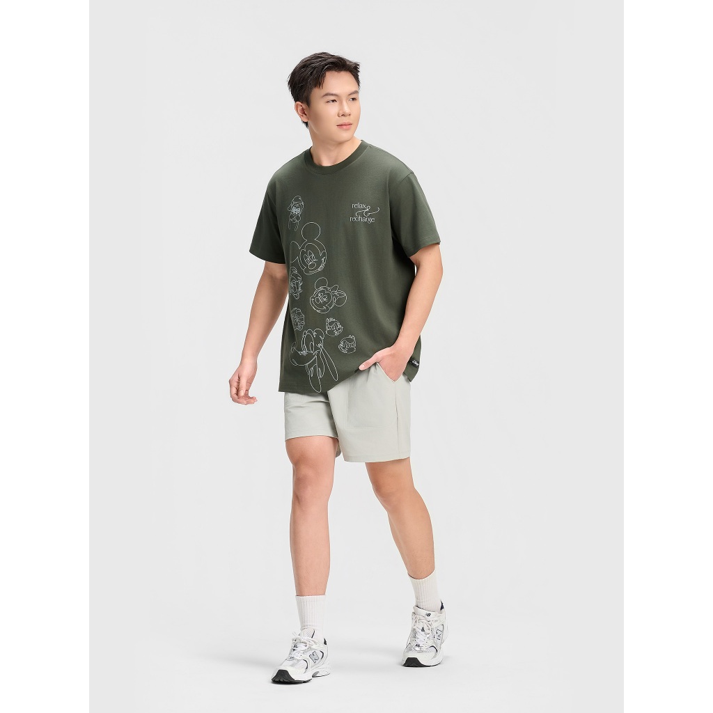 [MUA 4 GIẢM 20%][BST MIRL]Áo thun nam nữ 100% Cotton Relaxed Fit IN Floating Mickey & Friends - Áo đôi Coolmate