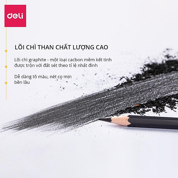 Bộ Dụng Cụ Vẽ Phác Thảo Deli 27/33/39 Món – Túi Cuộn Tiện Lợi, Dùng Vẽ Chân Dung & Đánh Bóng