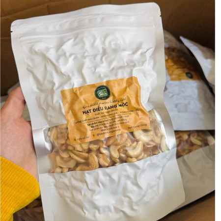 Hạt điều vỡ rang nguyên vị Hạt điều rang mộc 500g