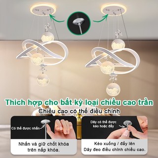 Đèn trần nhà hàng hiện đại Đèn trần phòng khách Trang trí nội thất Đèn phòng kiểu Bắc Âu
