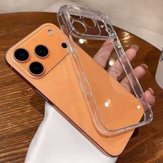 Ốp iPhone Silicon Dẻo Trong Suốt Chống Sốc Cho iPhone, Ốp Lưng iPhone Bảo Vệ Camera 17 16 15 14 13 12 Promax PK037