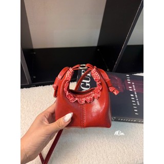 ( Mở Bán ) Túi xách nữ mini cầm tay đeo chéo đẹp mẫu mới phối viền bèo siêu xinh dễ thương thời trang cho mẹ và bé MN08
