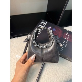 ( Mở Bán ) Túi xách nữ mini cầm tay đeo chéo đẹp mẫu mới phối viền bèo siêu xinh dễ thương thời trang cho mẹ và bé MN08