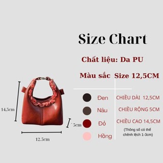 ( Mở Bán ) Túi xách nữ mini cầm tay đeo chéo đẹp mẫu mới phối viền bèo siêu xinh dễ thương thời trang cho mẹ và bé MN08
