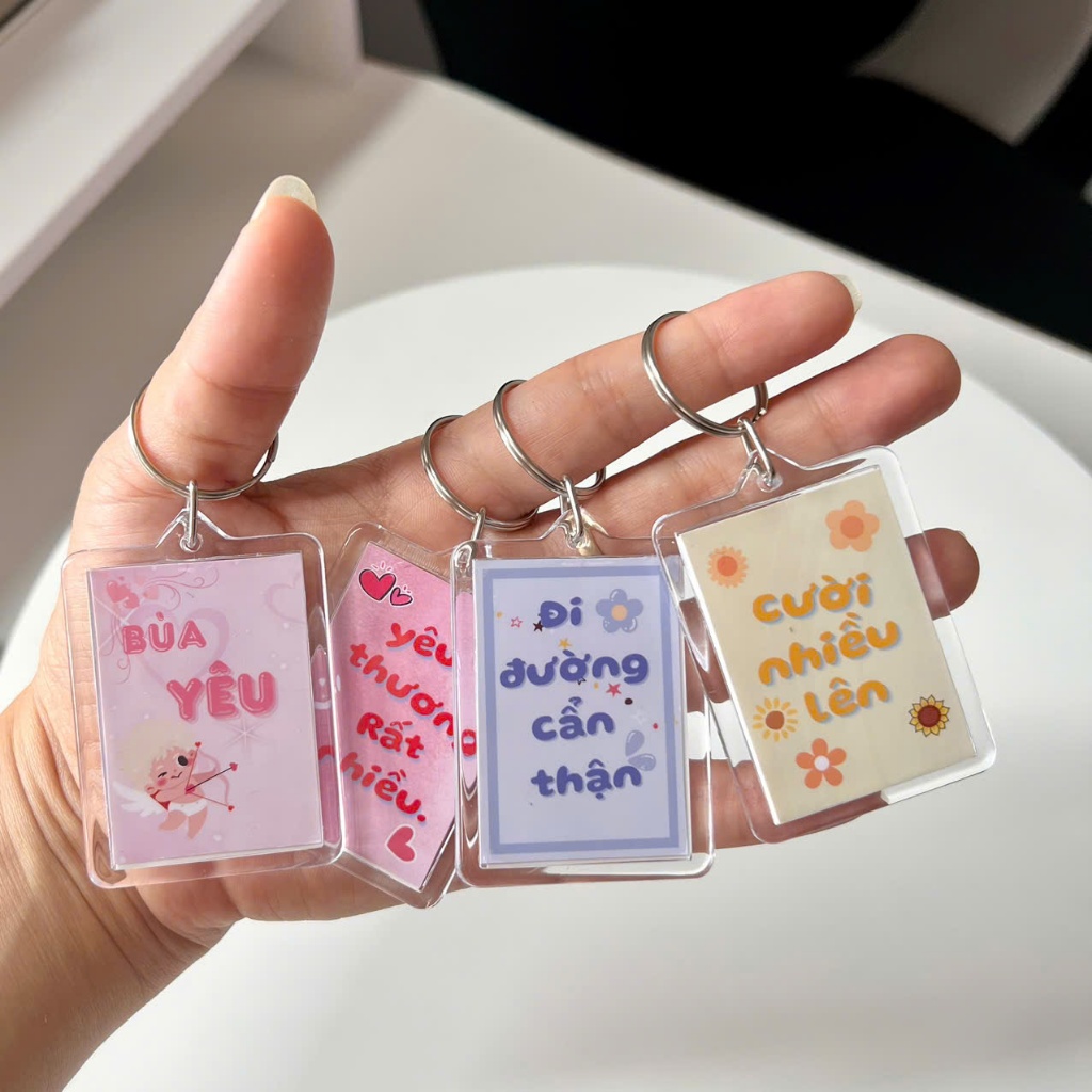 Siêu rẻ móc khoóa vô tri, móc khóa câù may, tài lộc, bình an, học giỏi