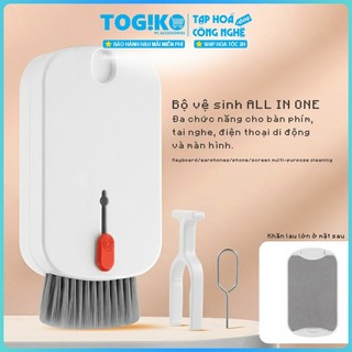 Bộ Vệ Sinh Đa Năng 5 Trong 1 – Làm Sạch Màn Hình Máy Tính PC laptop, Điện Thoại, Bàn Phím,Tai Nghe, Loại Bỏ Bụi Hiệu Quả