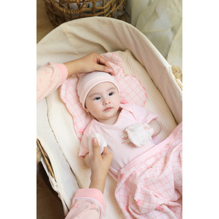 M&B (0-3M) Set bao tay chân thun cho bé sơ sinh chất cotton mềm mịn bảo vệ bé không bị ngấn.