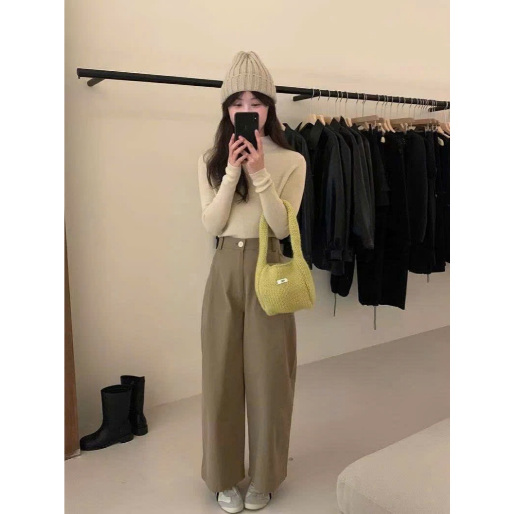 G55_ Áo giữ nhiệt len lông cừ có nhiều màu freesize