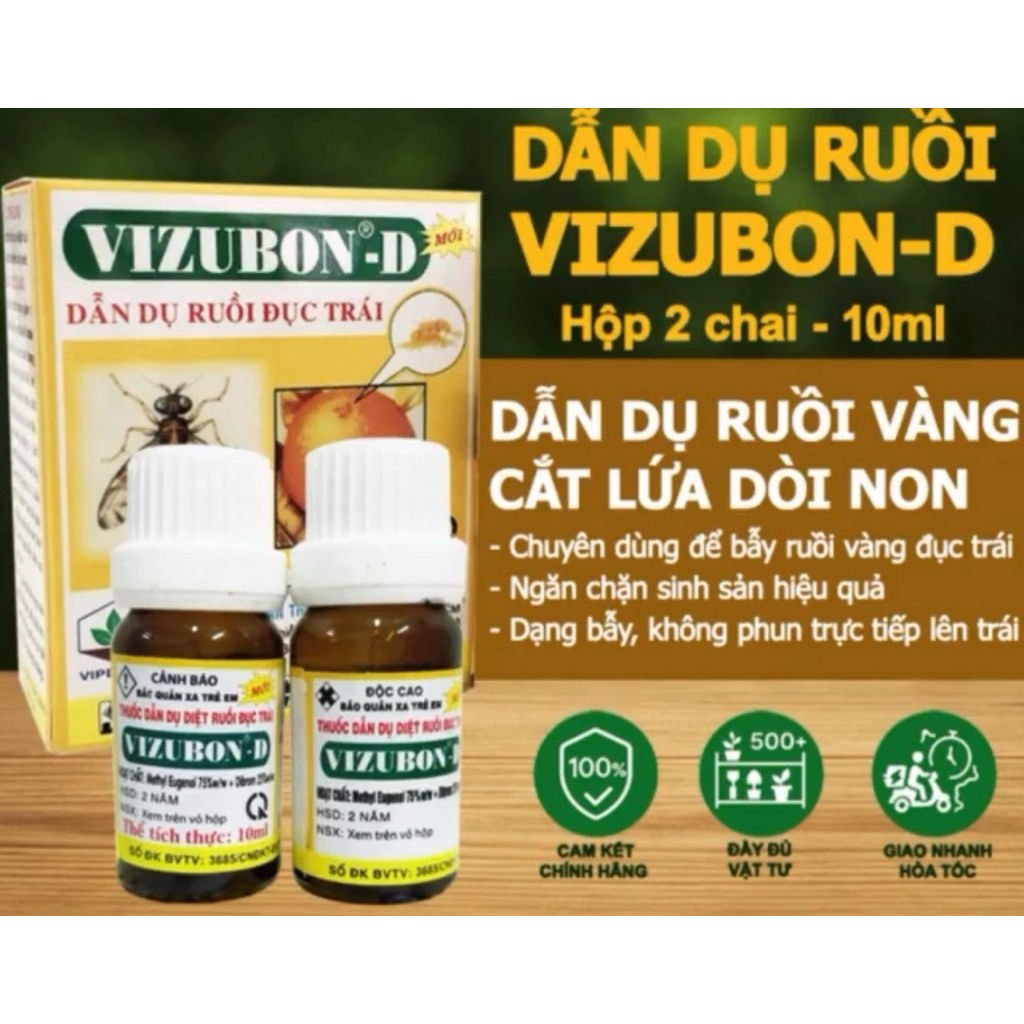 Bộ đôi dẫn dụ ruồi đục quả Vipesco