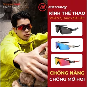 Kính thể thao ngoài trời MKTRENDY kính râm phản quang đa sắc đổi màu đạp xe leo núi giảm chói chống tia UV F2