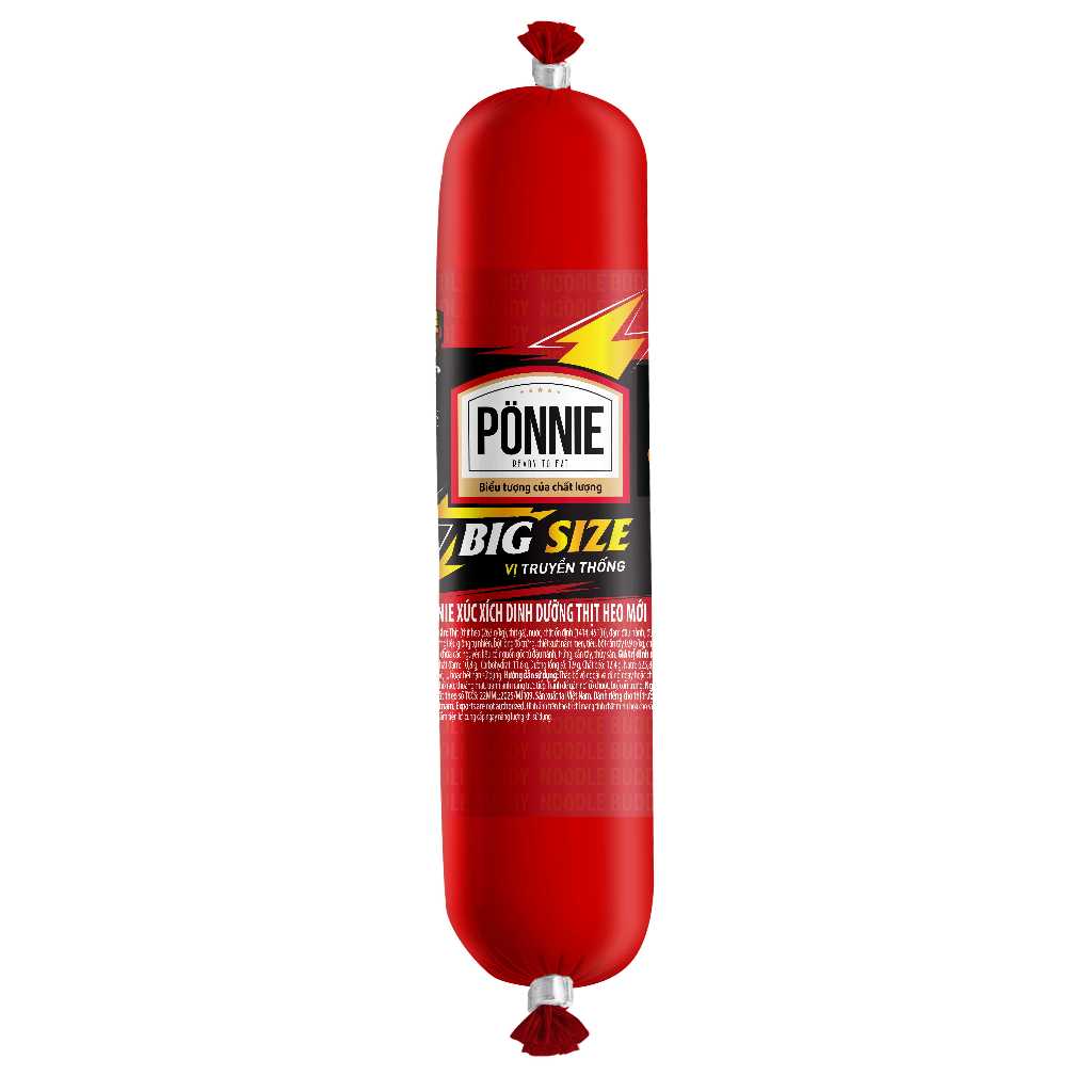 [Chọn loại] Xúc xích Tiệt trùng Ponnie vị heo cây x 120g