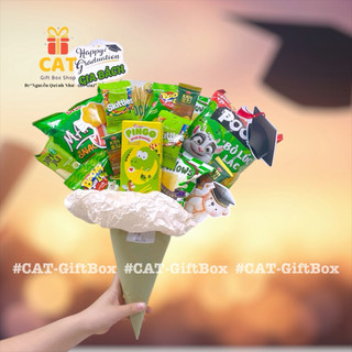 🎓 BÓ HOA BÁNH KẸO TỐT NGHIỆP – MẪU HOT NHẤT NĂM NAY- ỐC QUẾ BÁNH KẸO - HOA TỐT NGHIỆP, SINH NHẬT - QUÀ TẶNG BÁNH KẸO