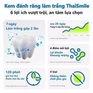 Kem đánh răng SP10 làm trắng răng, làm sạch mạnh mẽ loại bỏ vết ố vàng bảo vệ men răng vượt trội Kem đánh răng Probiotic