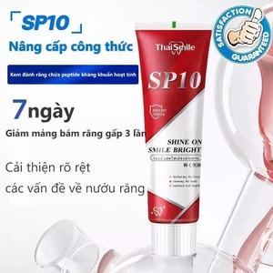 SP10 Kem đánh răng bạc hà tươi ống Làm sạch vết ố trên răng Thích hợp sử dụng hàng ngày Người già và trẻ