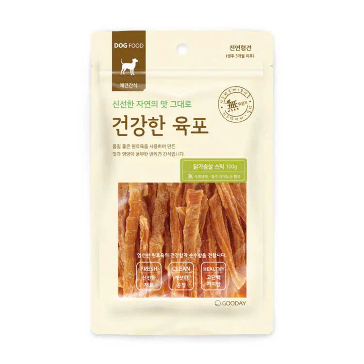 Snack cho chó Gooday vịt & gà cuộn cá minh thái 80g _ Pet Love Premium