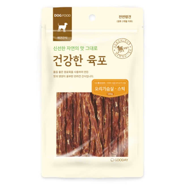 Snack cho chó Gooday vịt & gà cuộn cá minh thái 80g _ Pet Love Premium