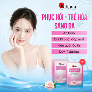 Mặt Nạ Collagen Peptide 6in1 Kihasu Dưỡng Ẩm Sâu, Phục Hồi, Trẻ Hóa, Dưỡng Da Trắng Sáng Mịn Màng