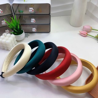 Băng Đô Cài Tóc Lụa Trơn, Mấn Áo Dài Phong Cách Tiểu Thư Hàn Quốc Y348