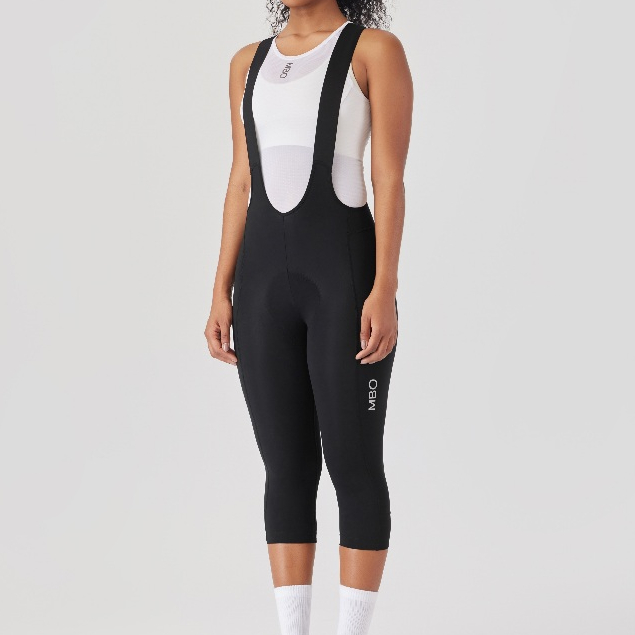T330 - Quần Đạp Xe Nữ MBO 3/4 Bib Shorts Black
