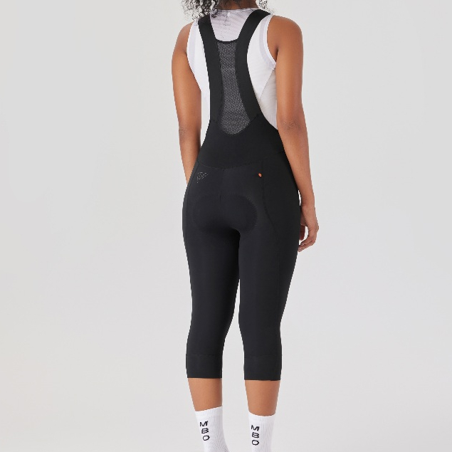 T330 - Quần Đạp Xe Nữ MBO 3/4 Bib Shorts Black