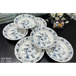 Đĩa sâu lòng Gốm Nhật/Gốm Nhật-Âu Mỹ 2 hand