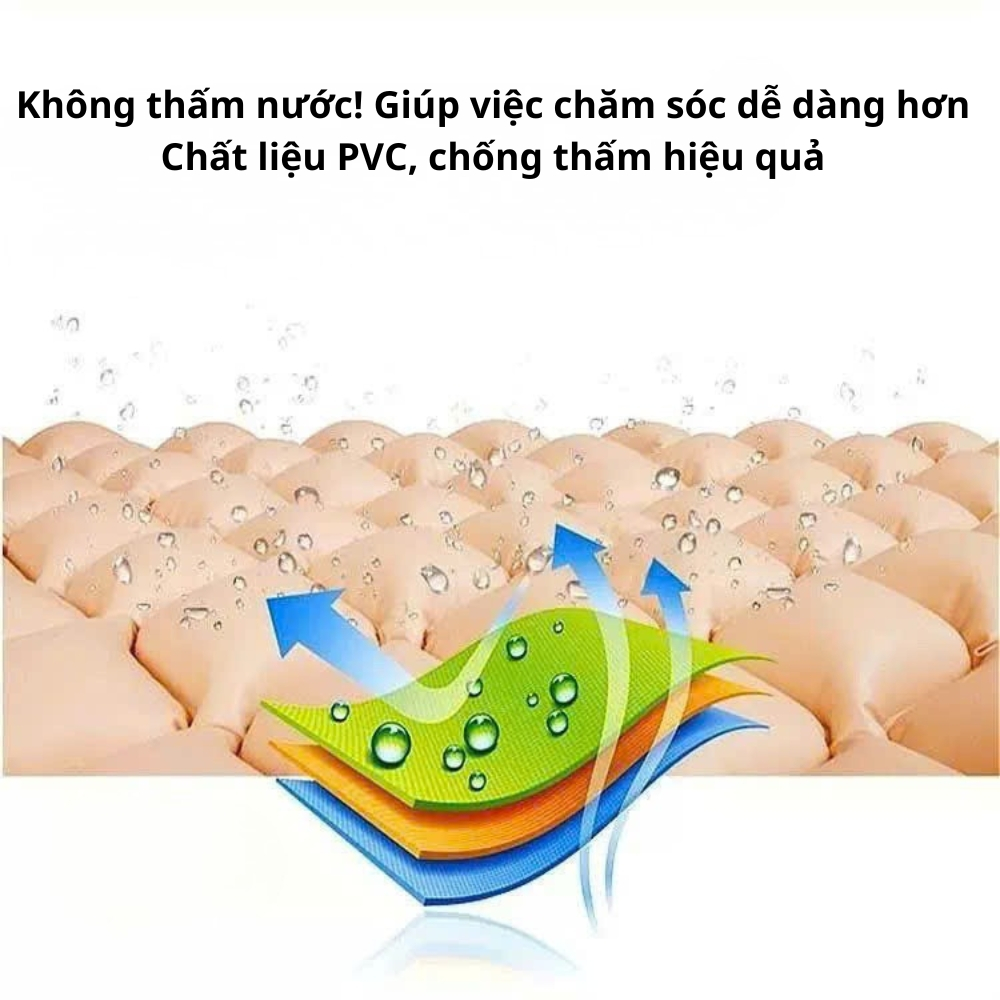 Đệm Hơi Chống Loét Có Máy – Dùng Cho Người Già, Người Nằm Liệt Giường