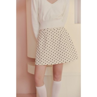 Chân váy OLV chữ A dáng trơn đơn giản trẻ trung Cotton A Line Skirt nhiều màu phù hợp đi làm đi chơi