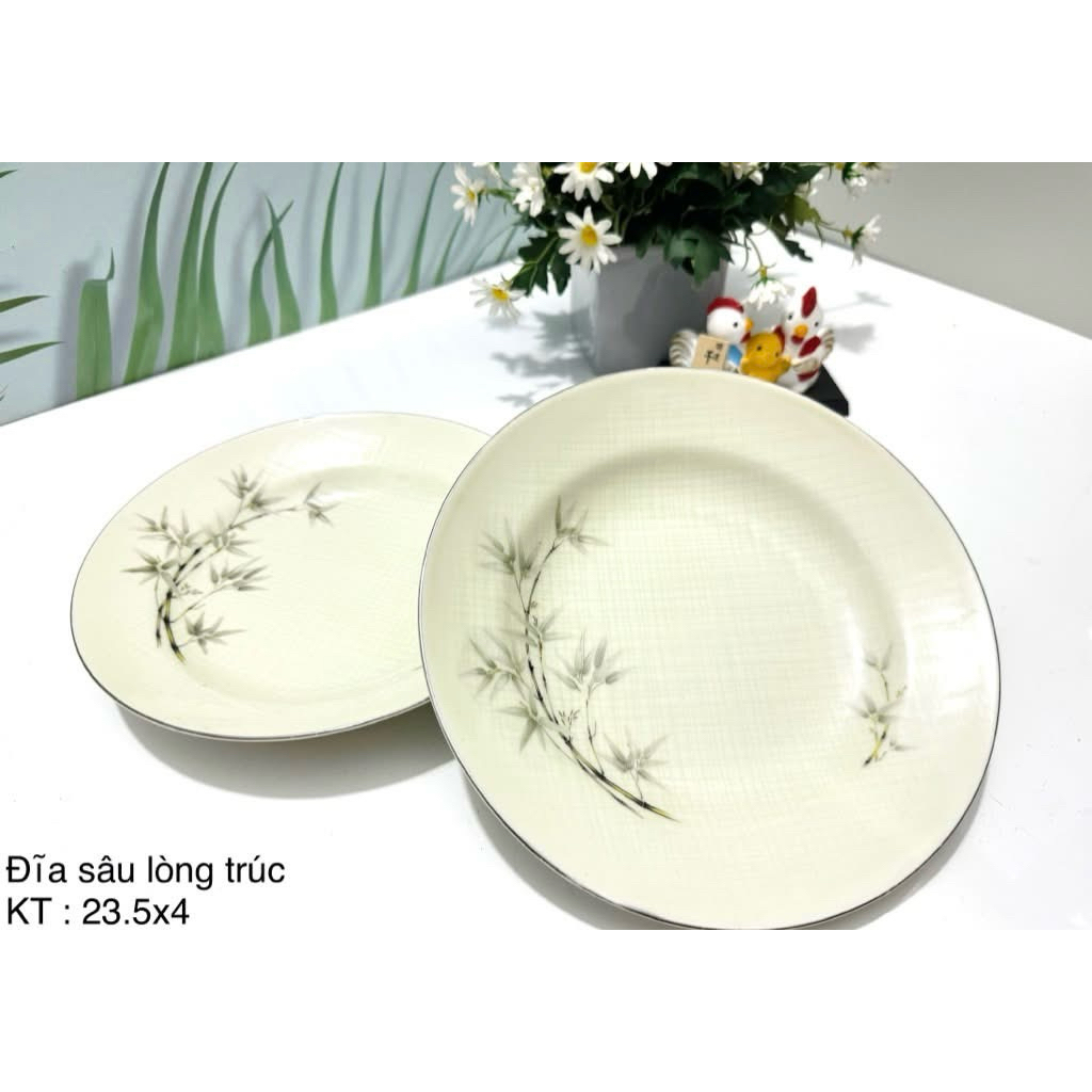 (Ảnh thật) Đĩa sâu lòng Gốm Nhật/Gốm Nhật-Âu Mỹ 2 hand