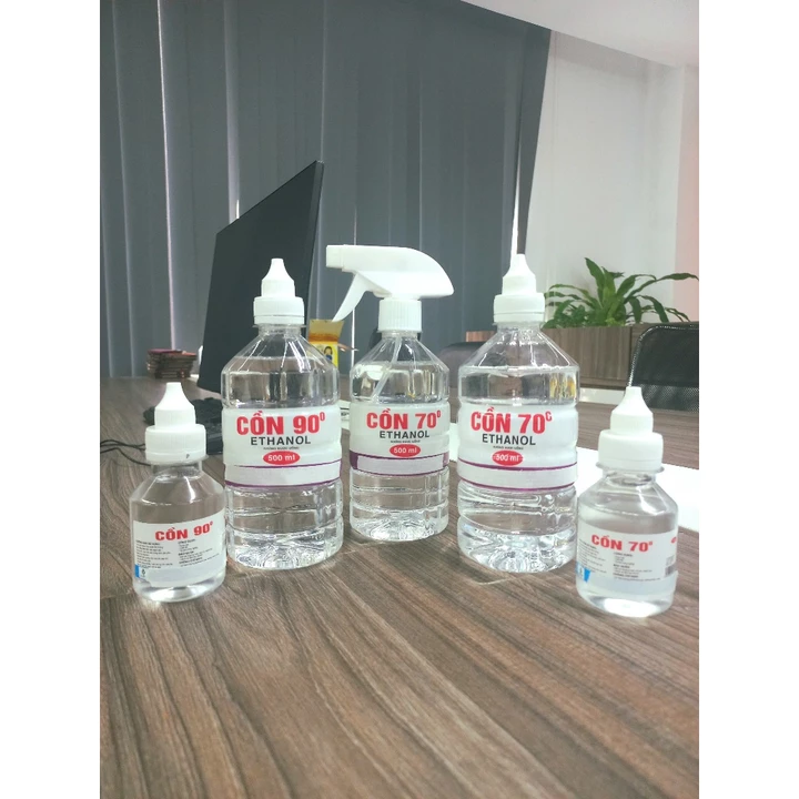 CỒN Y TẾ - Dung dịch xịt khuẩn 70, 90 độ sát khuẩn y tế, đồ dụng, hàng chính hãng chai 500ml – 6