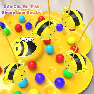 Đồ Chơi Ong Đi Tìm Mật, Ếch Xanh Săn Mồi-Đồ Chơi Giải Trí Rèn Luyện Phản Xạ,Nhanh Tay Nhanh Mắt, Tương Tác 4 Người Chơi