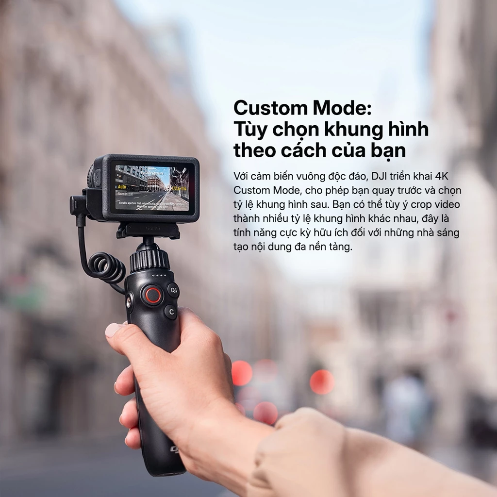Camera Hành Động DJI Osmo Action 6 Máy Quay Hành Trình 4K 120fps, Cảm Biến Vuông Mới (DJI OA 6)