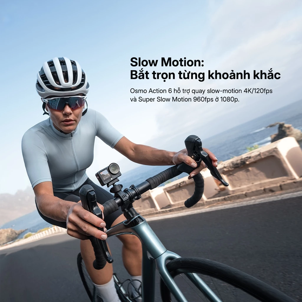 Camera Hành Động DJI Osmo Action 6 Máy Quay Hành Trình 4K 120fps, Cảm Biến Vuông Mới (DJI OA 6)