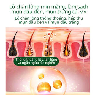 5g*12 gói Mặt nạ bọt anthocyanin giúp loại bỏ mụn đầu đen, mụn ẩn, mụn trứng cá, làm sạch sâu