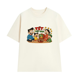 [DEAL TẾT] Áo Thun Tết 2026 Bính Ngọ Tết Việt Nam Chất Cotton Premium Top Cổ Tròn