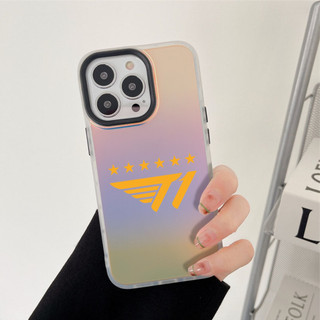 Ốp lưng iphone mặt nhám đổi màu cầu vồng T1 6 sao 6/7/8/plus/x/xr/xs/11/12/13/14/15/16/pro max - dm2032