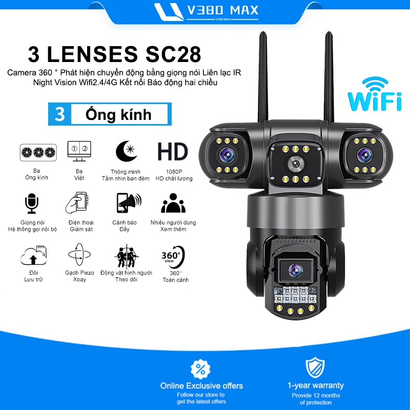 Camera 360 - Giá Tốt, Miễn Phí Vận Chuyển, Đủ Loại | Shopee Việt Nam