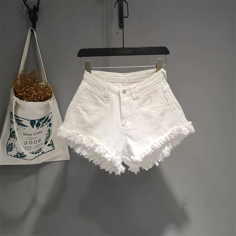 [Peinn] QUẦN SHORT JEANS ĐÙI NỮ LƯNG CAO LAI TUA XÙ 🍭🍭🍭 (QTRUA)