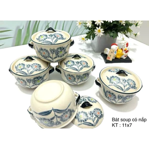 Bát/Hũ có nắp/quai cầm gốm Nhật/ Gốm Nhật 2hand