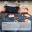 Set chăn ga nỉ nhung Memminbedding Luxury giáng sinh họa tiết dễ thương mềm mại, ấm áp cho mùa đông