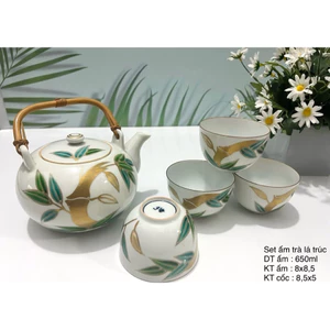 Set ấm trà đạo Gốm Nhật/Gốm Nhật hàng tuyểnrn khi