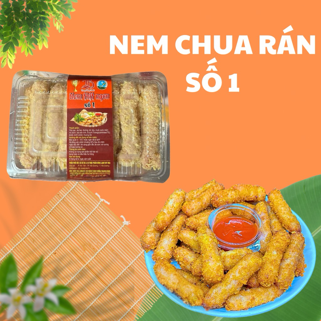[ HCM Hoả Tốc ] Nem Chua Rán hộp 500gr | Shopee Việt Nam