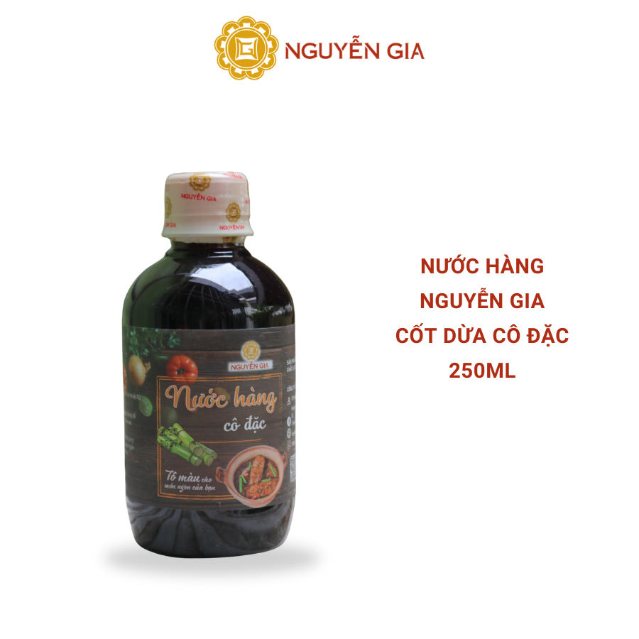Nước Hàng Nguyễn Gia Cốt Dừa Cô Đặc (Đường thốt nốt) 110ml /250ml NGNH01 các size