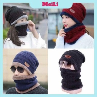 Mũ Len Nam Nữ🌸FREESHIP🌸Mũ Len Kèm Khăn Cổ Khăn Quàng Cổ. Đăng Khoa shop